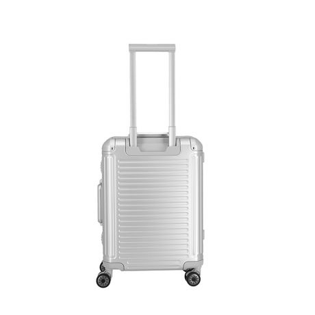 Travelite Travelite Next 2.0 handbagagekoffer - Luxe Aluminium Trolley 55cm - zilver