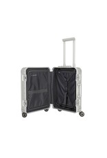Travelite Travelite Next 2.0 handbagagekoffer - Luxe Aluminium Trolley 55cm - zilver