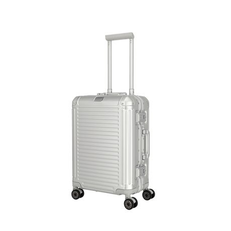 Travelite Travelite Next 2.0 handbagagekoffer - Luxe Aluminium Trolley 55cm - zilver