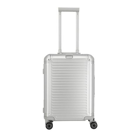 Travelite Travelite Next 2.0 handbagagekoffer - Luxe Aluminium Trolley 55cm - zilver
