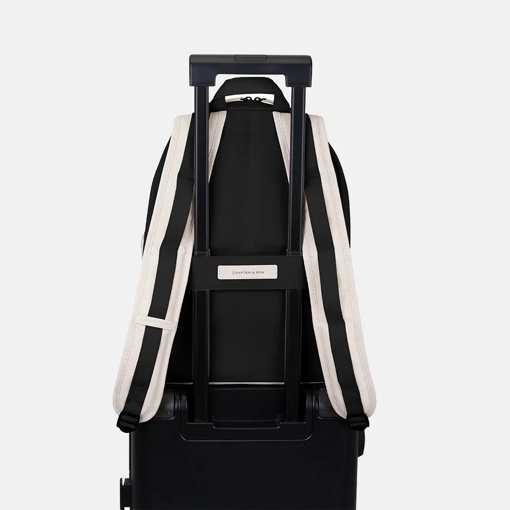 Kapten & Son Kapten & Son Aalborg rugzak - Cream Black