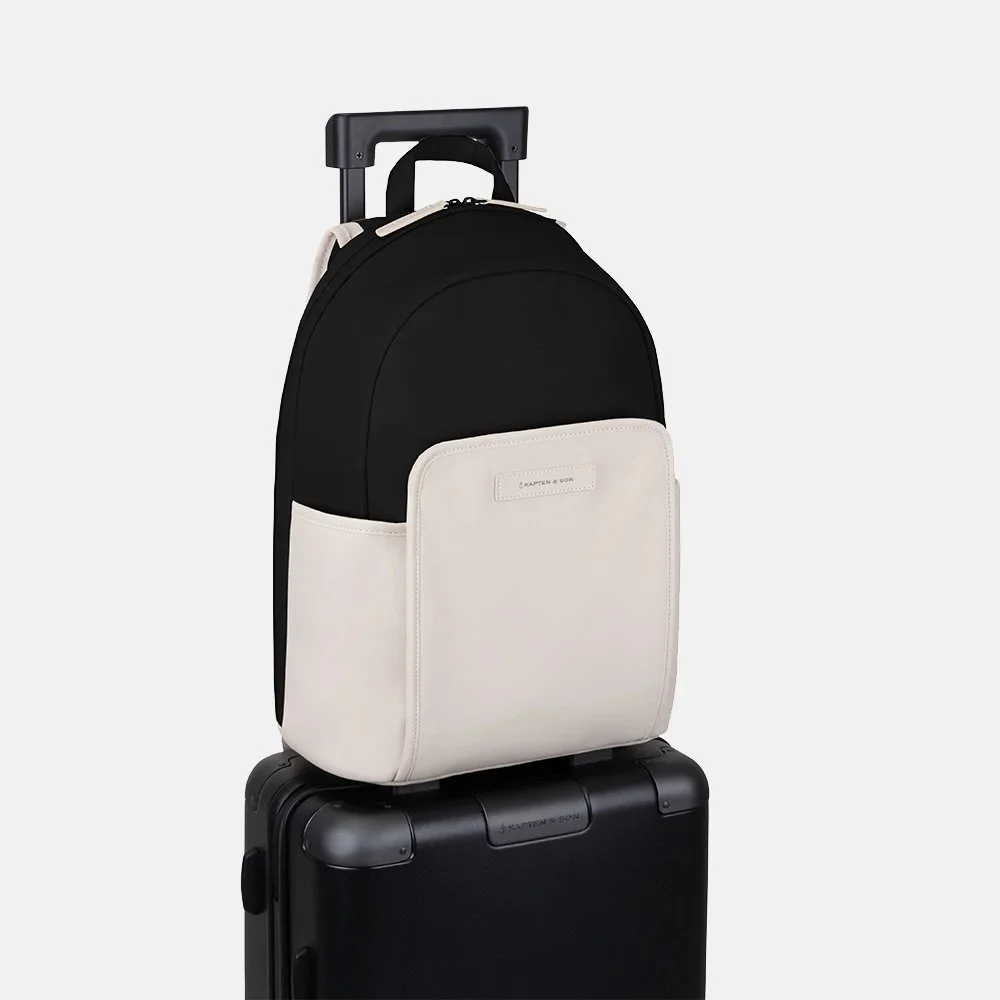 Kapten & Son Kapten & Son Aalborg rugzak - Cream Black