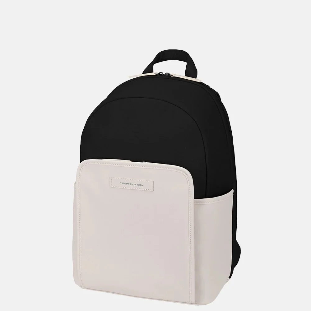 Kapten & Son Kapten & Son Aalborg rugzak - Cream Black