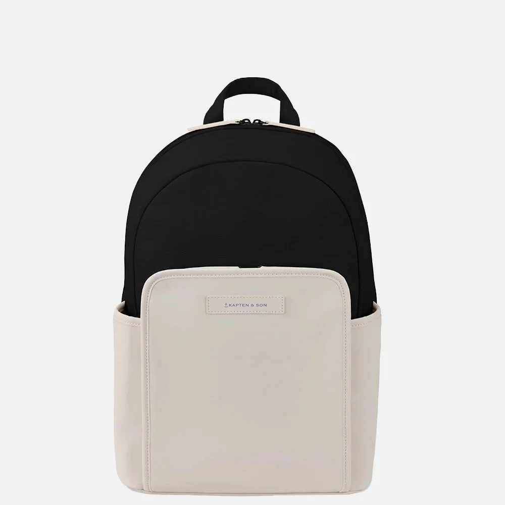 Kapten & Son Kapten & Son Aalborg rugzak - Cream Black