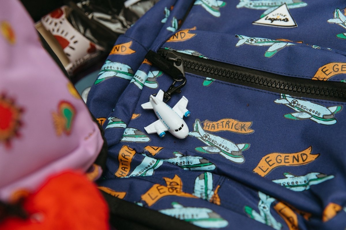 Little Legends Little Legends kinderrugzak Backpack L - Football Plane