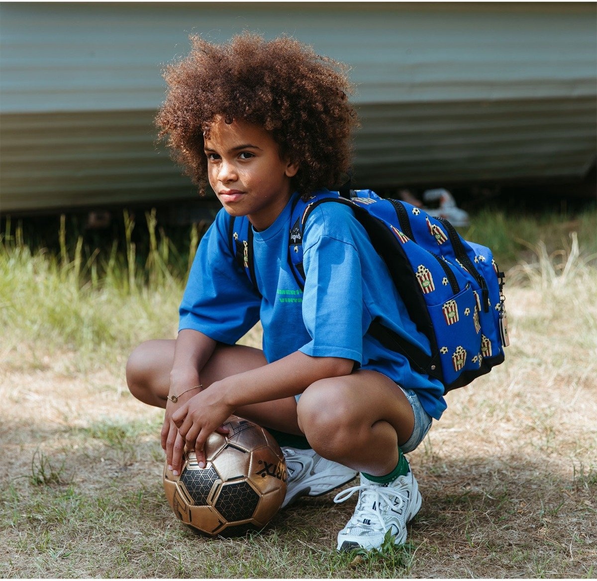 Little Legends Little Legends kinderrugzak Backpack L - Popcorn Soccer