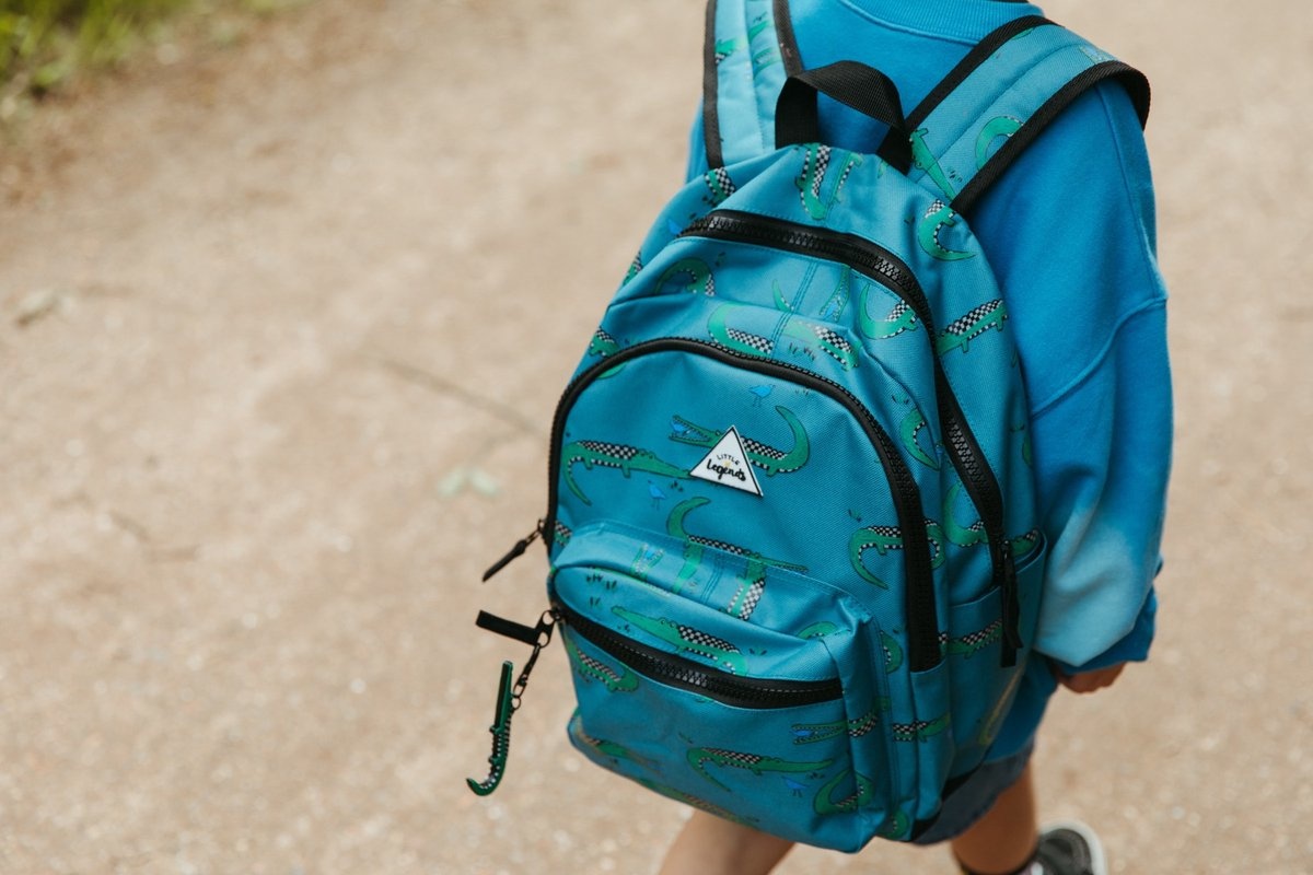 Little Legends Little Legends kinderrugzak Backpack L - Croco Checkerboard