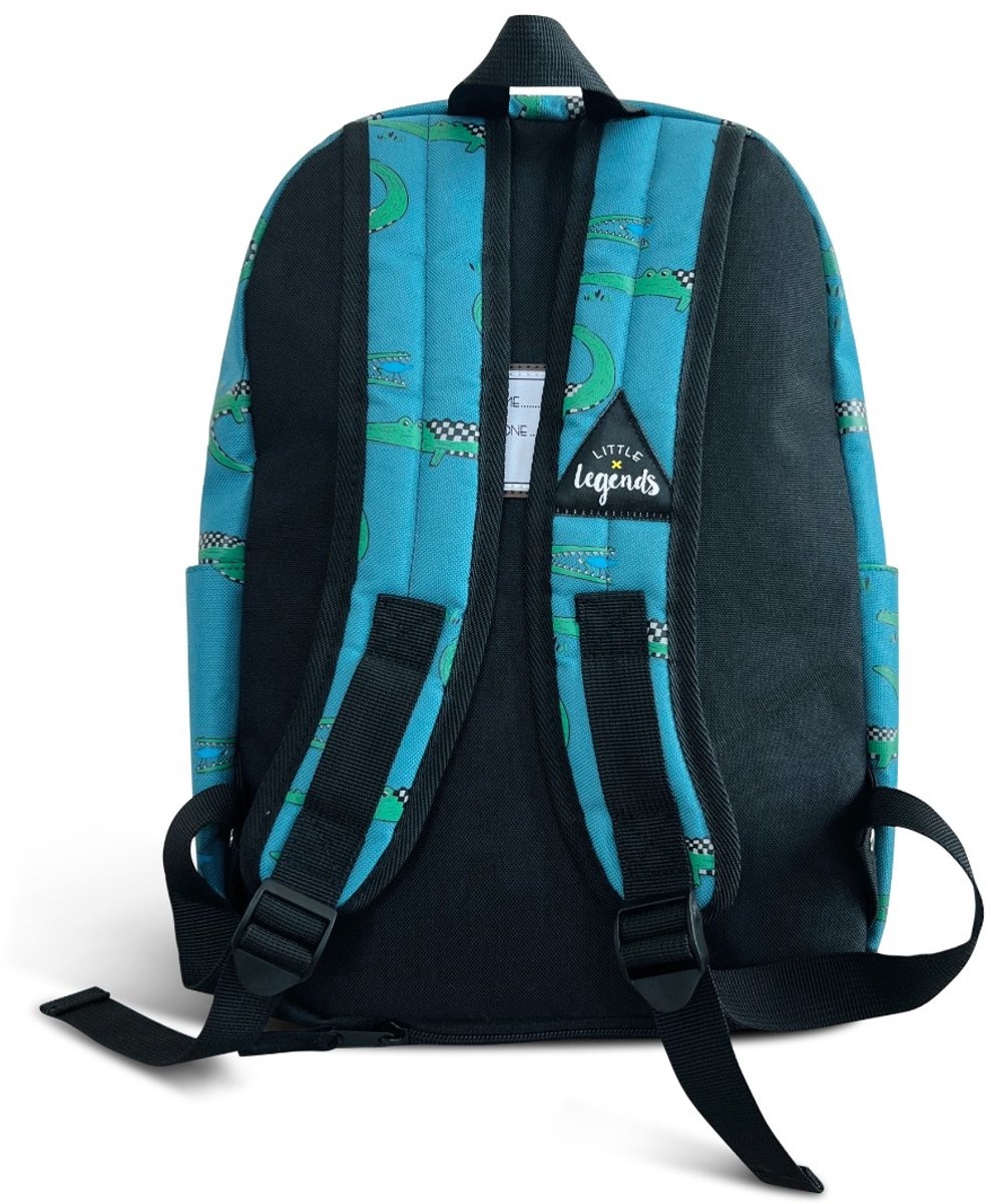 Little Legends Little Legends kinderrugzak Backpack L - Croco Checkerboard