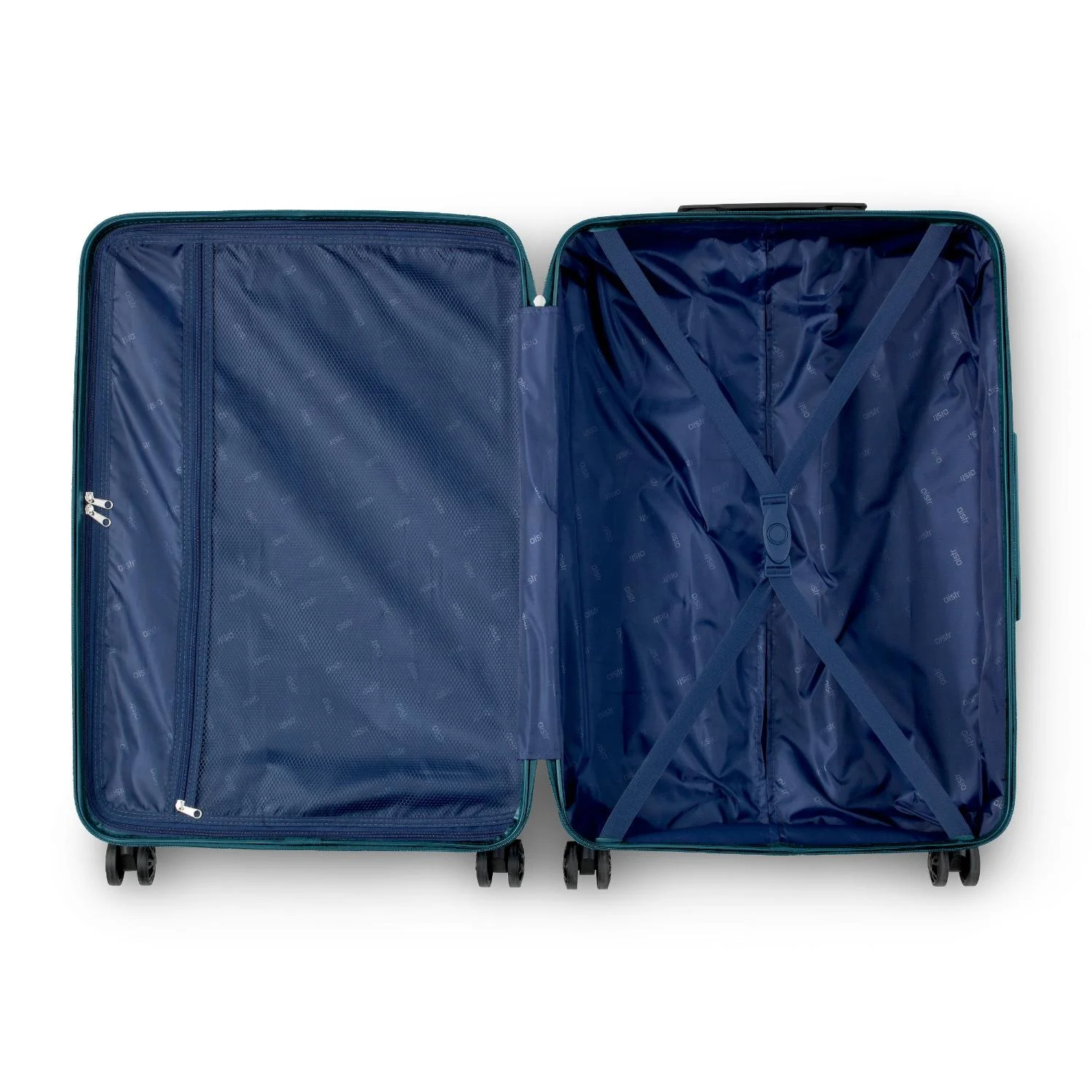 Oister Denver driedelige kofferset - Pearl Blue