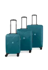 Oister Denver driedelige kofferset - Pearl Blue