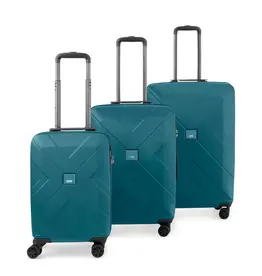 Oister Denver driedelige kofferset - Pearl Blue