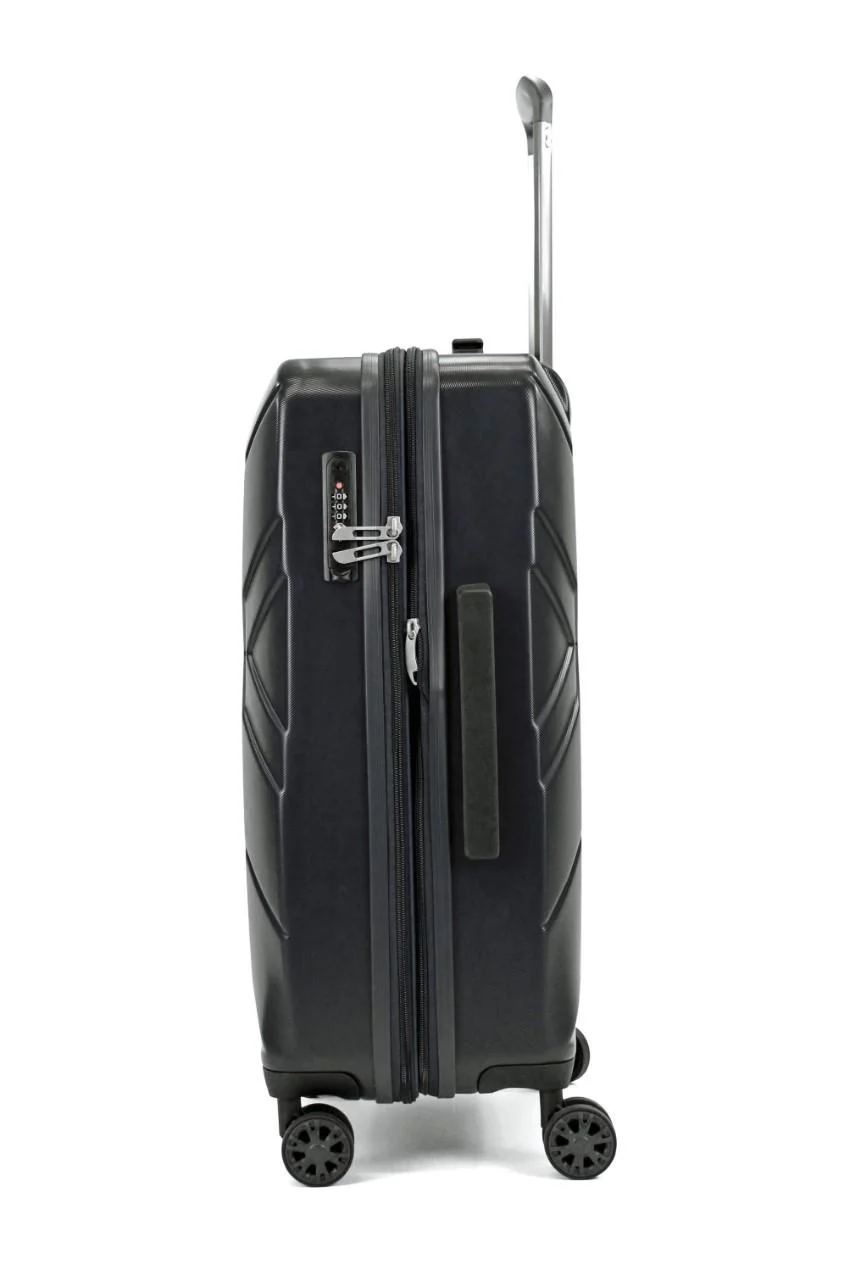 Oister Denver driedelige kofferset - Black