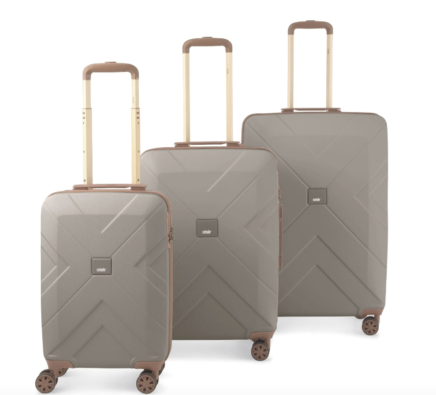 Oister Florence driedelige kofferset - Champagne Grey