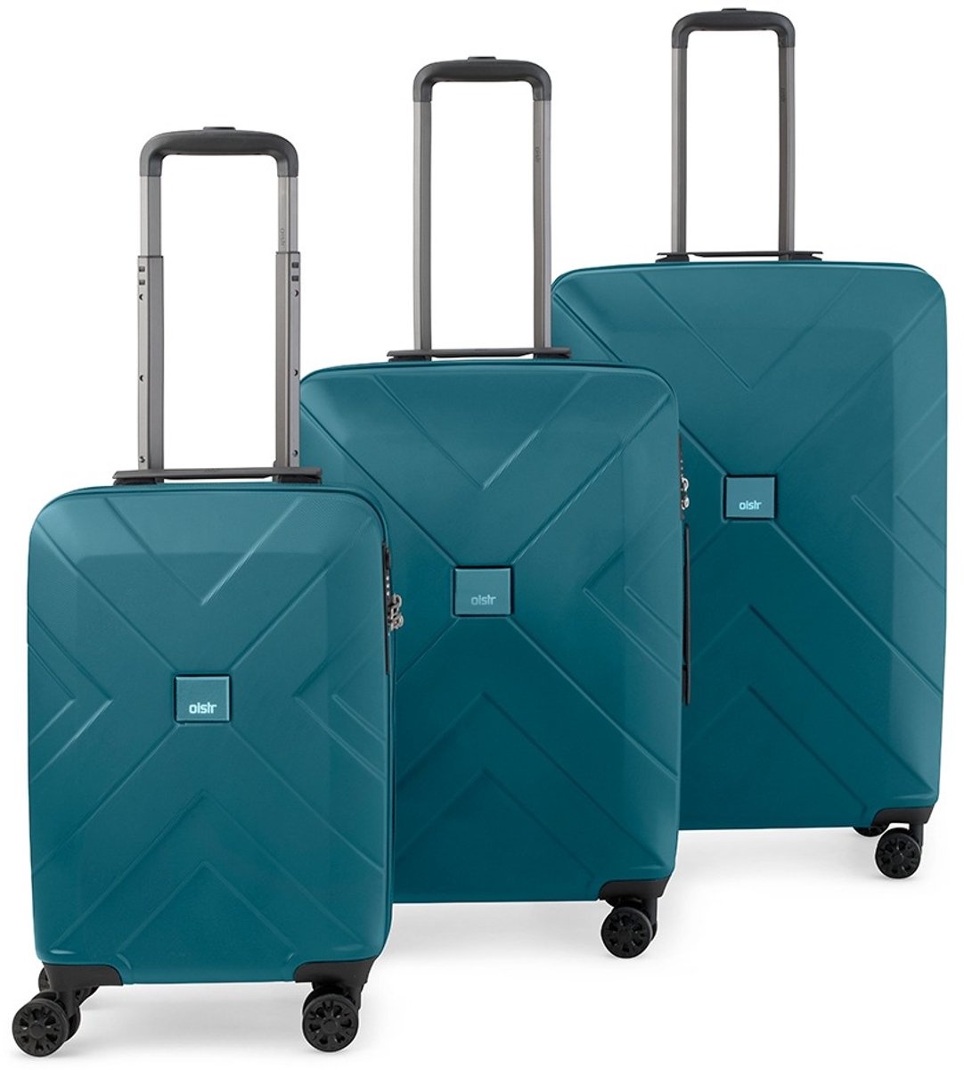 Oistr Denver - Handbagagekoffer - Spinner 55 cm - Pearl Blue