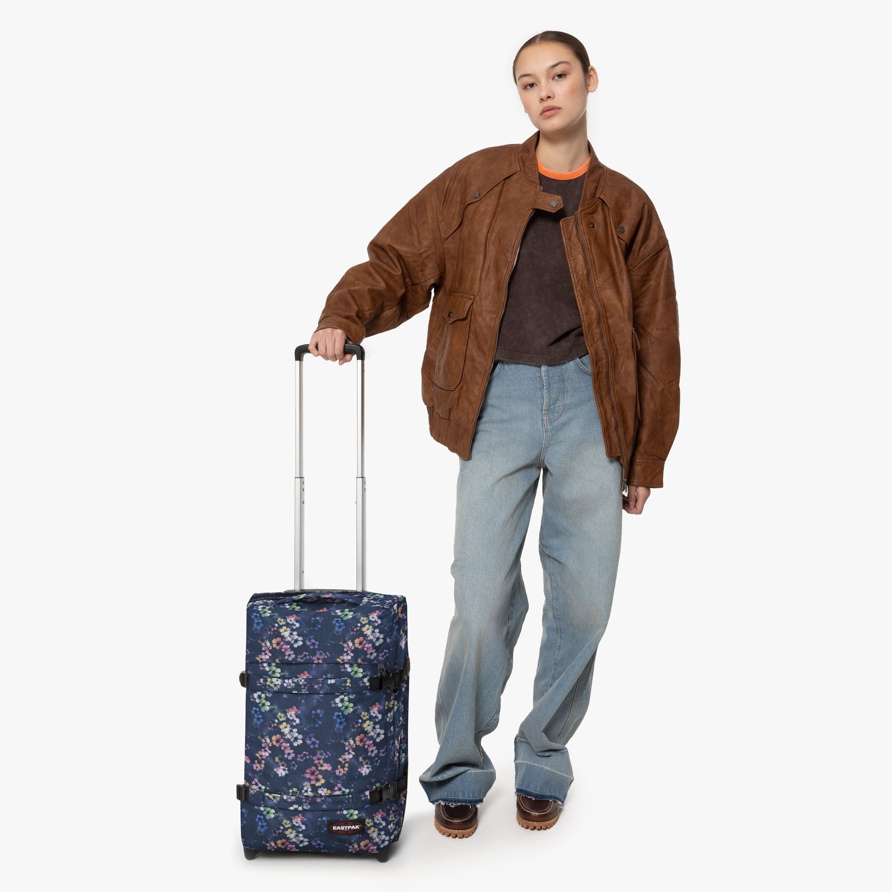 Eastpak Eastpak Transit'r S  handbagage reiskoffer - Flora Fade Navy