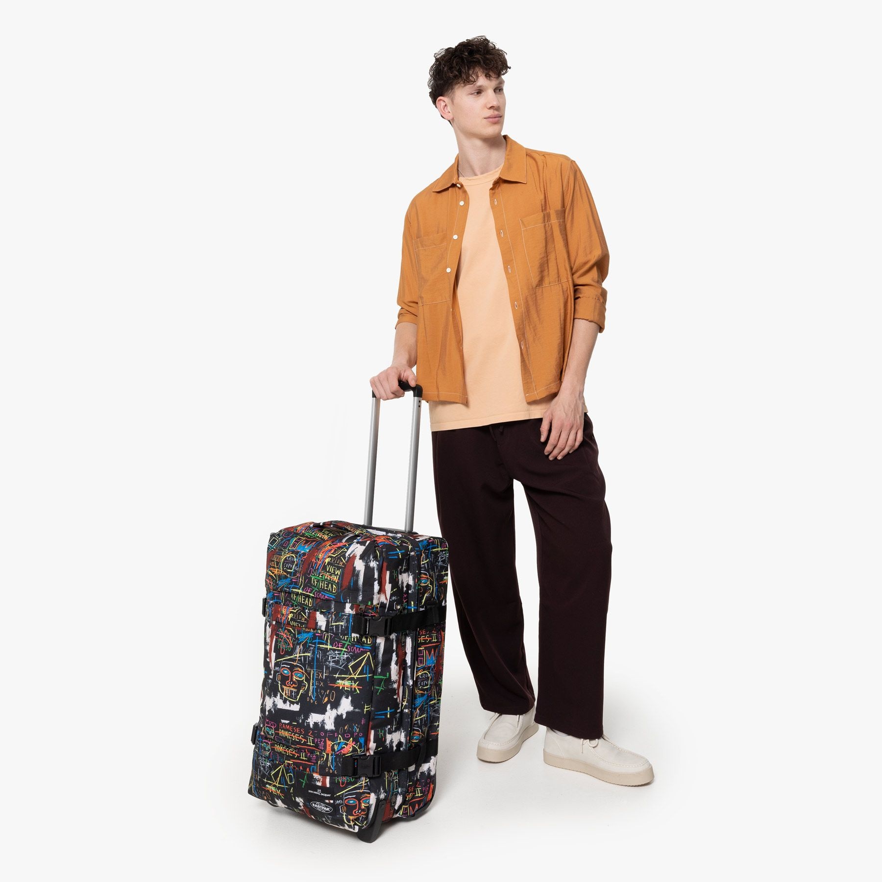 Eastpak Eastpak Transit'r M - middenmaat reiskoffer - Basquiat Kings Of Egypt 2