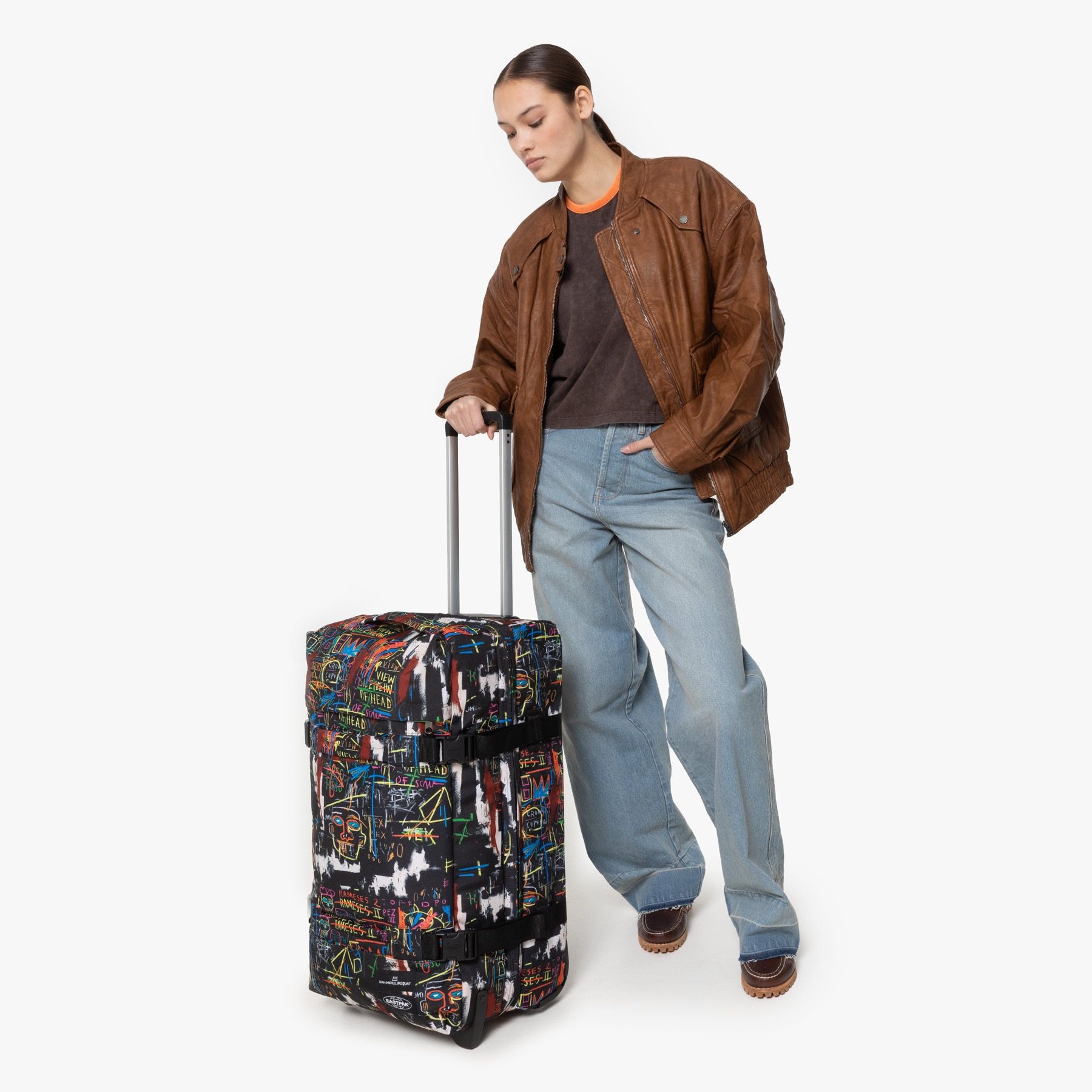 Eastpak Eastpak Transit'r M - middenmaat reiskoffer - Basquiat Kings Of Egypt 2