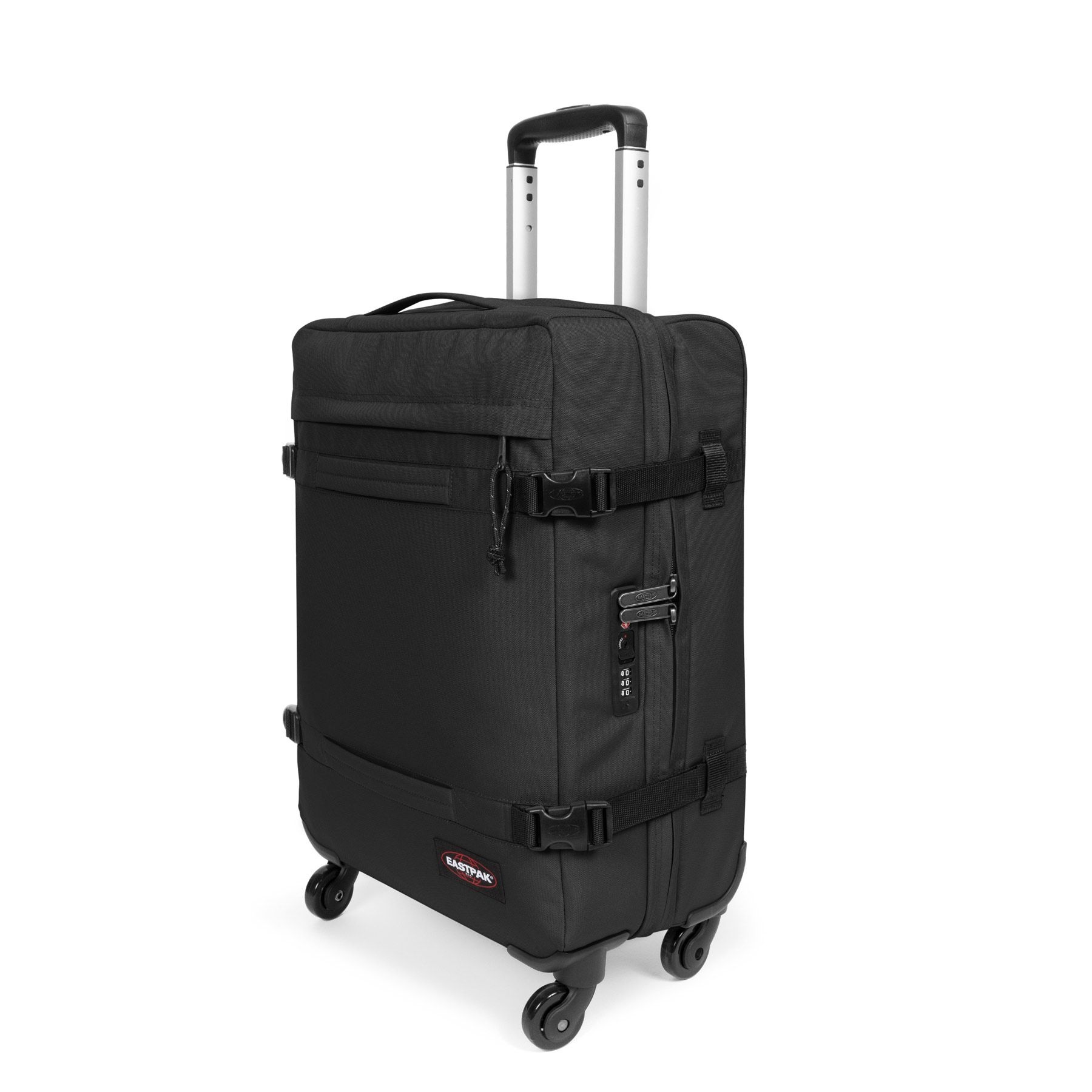 Eastpak Eastpak Transit’r 4 S Black – Handbagage koffer 44L met 4 wielen