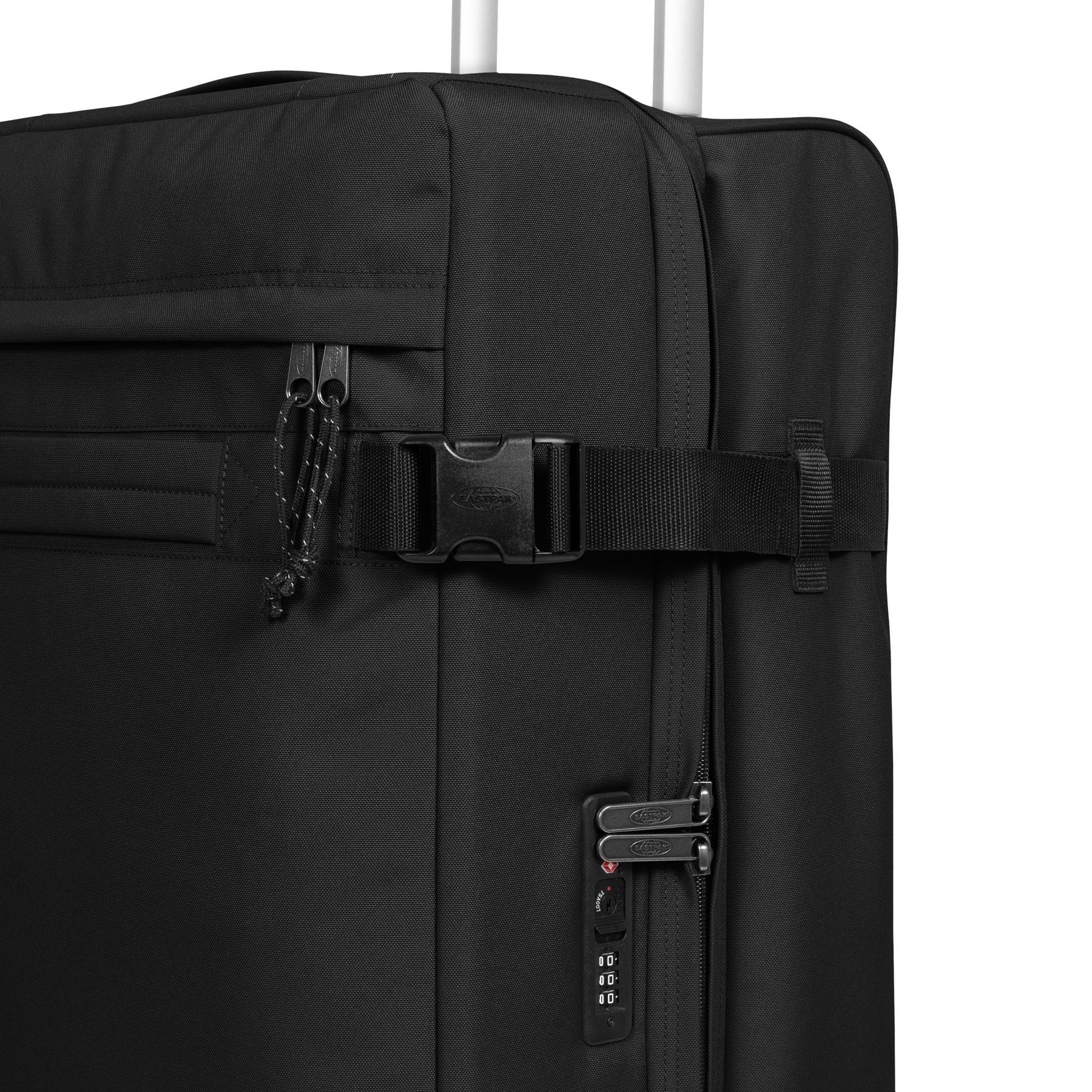 Eastpak Eastpak Transit’r 4 M Black – Medium koffer 68L met 4 wielen en TSA-slot