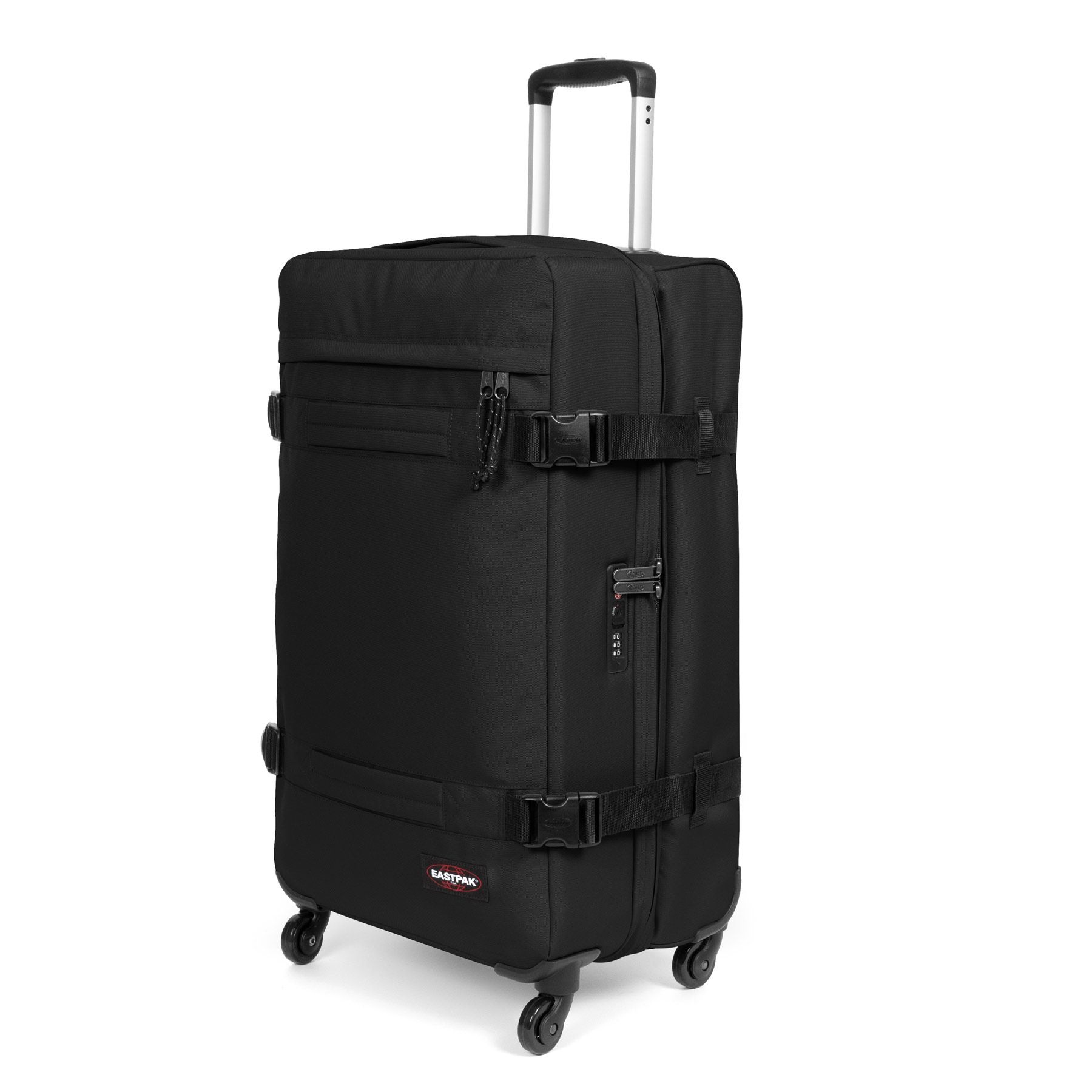 Eastpak Eastpak Transit’r 4 M Black – Medium koffer 68L met 4 wielen en TSA-slot