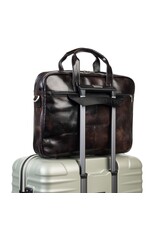 Tony Perotti Tony Perotti Italiaans leren 1 vaks laptoptas - Van Gogh - Black