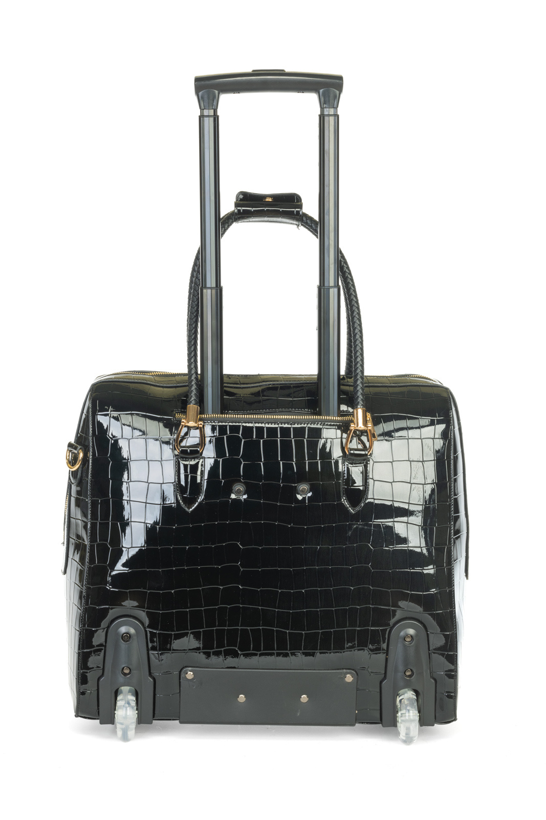 Olivia Lauren Olivia Lauren Dames Business Trolley Alice  - Croco Black