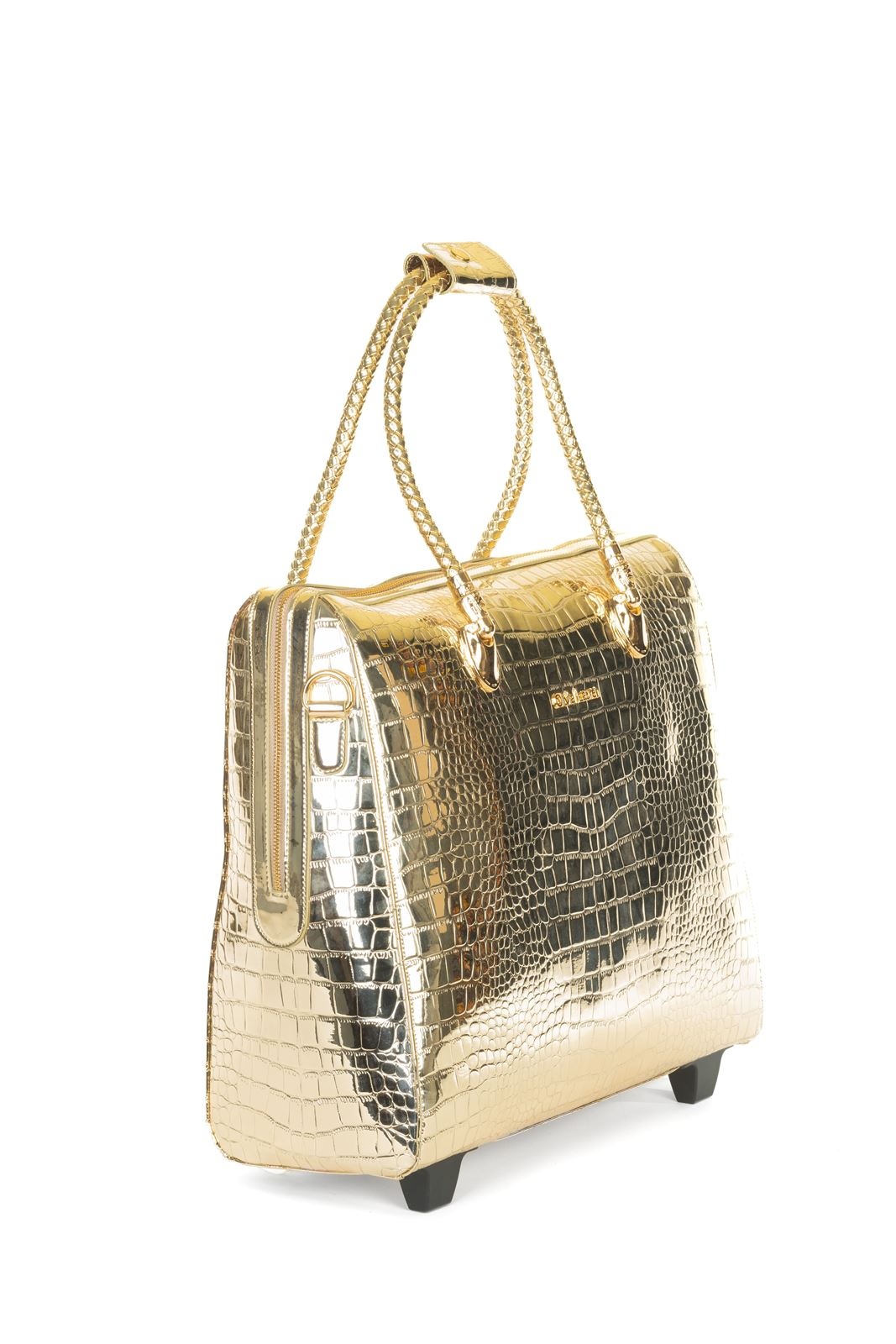 Olivia Lauren Olivia Lauren Dames Business Trolley Alice  - Croco Gold