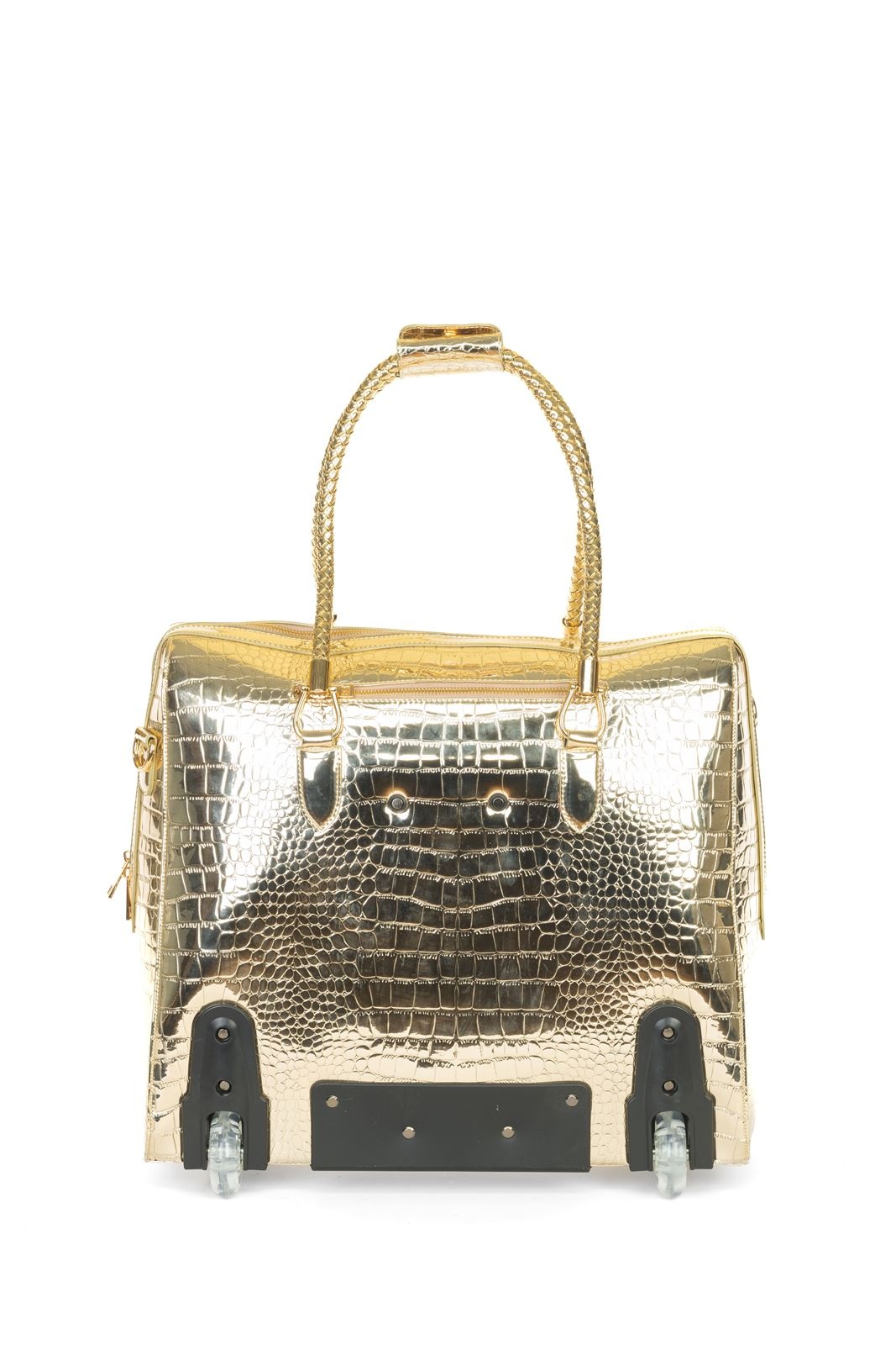 Olivia Lauren Olivia Lauren Dames Business Trolley Alice  - Croco Gold