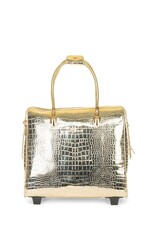Olivia Lauren Olivia Lauren Dames Business Trolley Alice  - Croco Gold