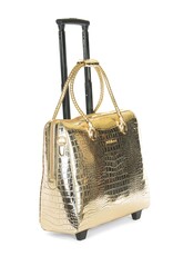 Olivia Lauren Olivia Lauren Dames Business Trolley Alice  - Croco Gold