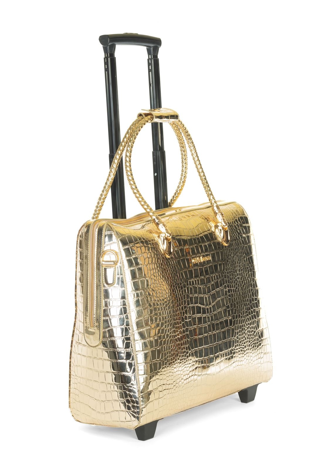 Olivia Lauren Olivia Lauren Dames Business Trolley Alice  - Croco Gold
