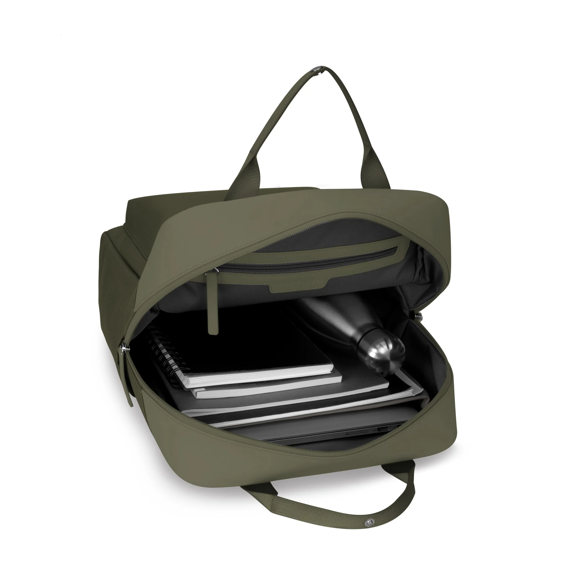 Kapten and Son Kapten & Son Bergen Forest Green – Vegan rugzak met 15 inch laptopvak