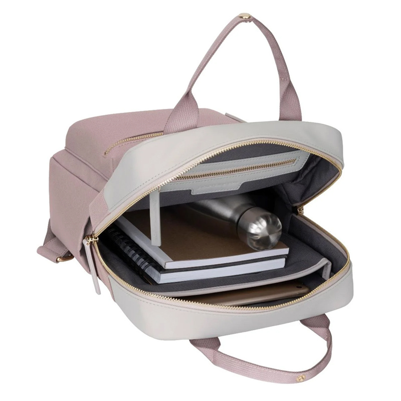 Kapten and Son Kapten & Son Bergen Dusty Rose – Vegan rugzak met 15 inch laptopvak