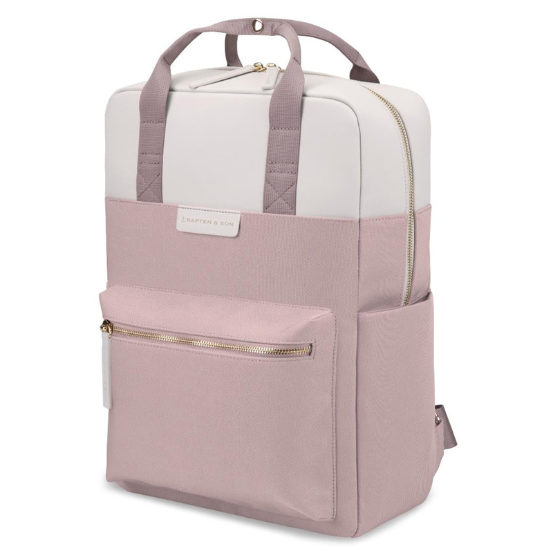 Kapten and Son Kapten & Son Bergen Dusty Rose – Vegan rugzak met 15 inch laptopvak