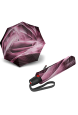 Knirps Knirps T200 Medium Duomatic Paraplu Aura Rose – Windproof & Compact | Cargo Arnhem