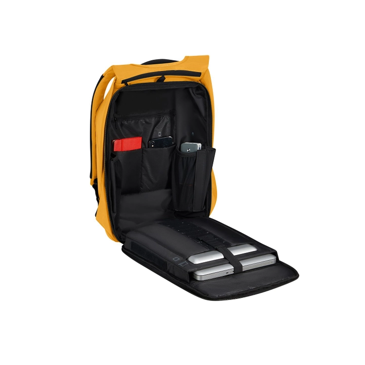 Samsonite Samsonite Securipak 2.0 15.6" Anti-diefstal Rugzak – Radiant Yellow | Cargo Travelshop Arnhem
