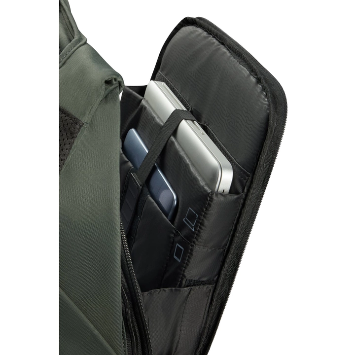 Samsonite Samsonite Securipak 2.0 15.6" Anti-diefstal Rugzak – Green | Cargo Travelshop Arnhem