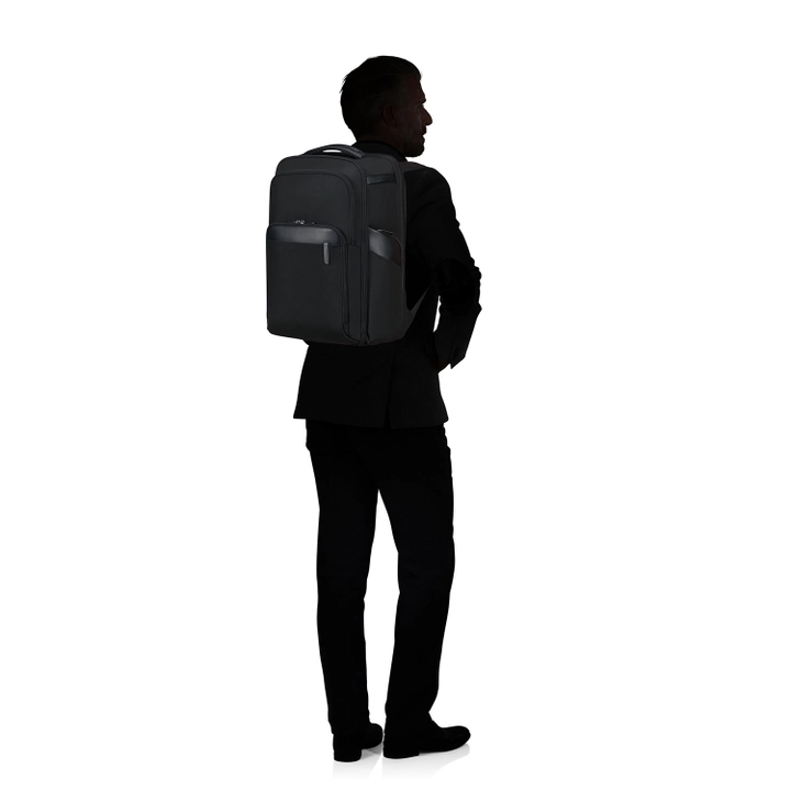 Samsonite Samsonite Evosight Backpack 17.3" Exp Black – Uitbreidbare zakelijke laptoprugzak | Cargo Travelshop Arnhem