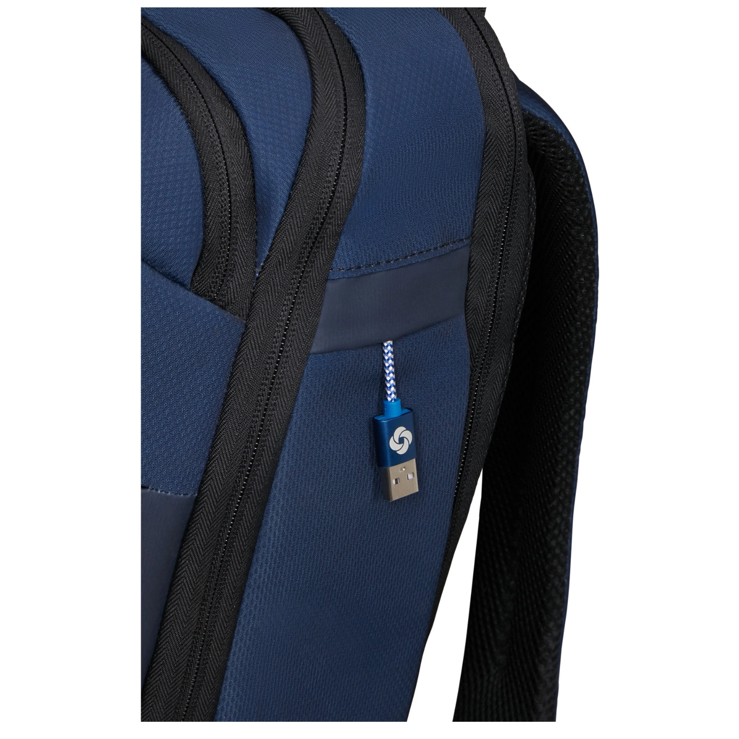 Samsonite Samsonite Moderny Backpack 15.6" Blue – Duurzame zakelijke laptoprugzak | Cargo Travelshop Arnhem