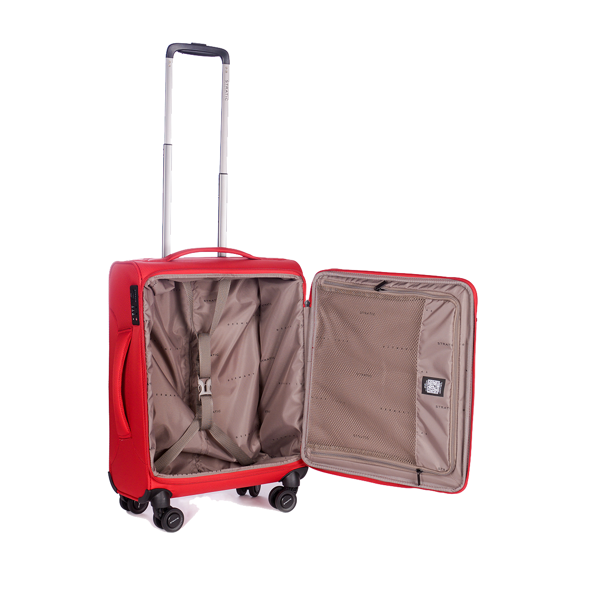 Stratic Stratic Light+ Handbagage Koffer S – 55 cm - Rood