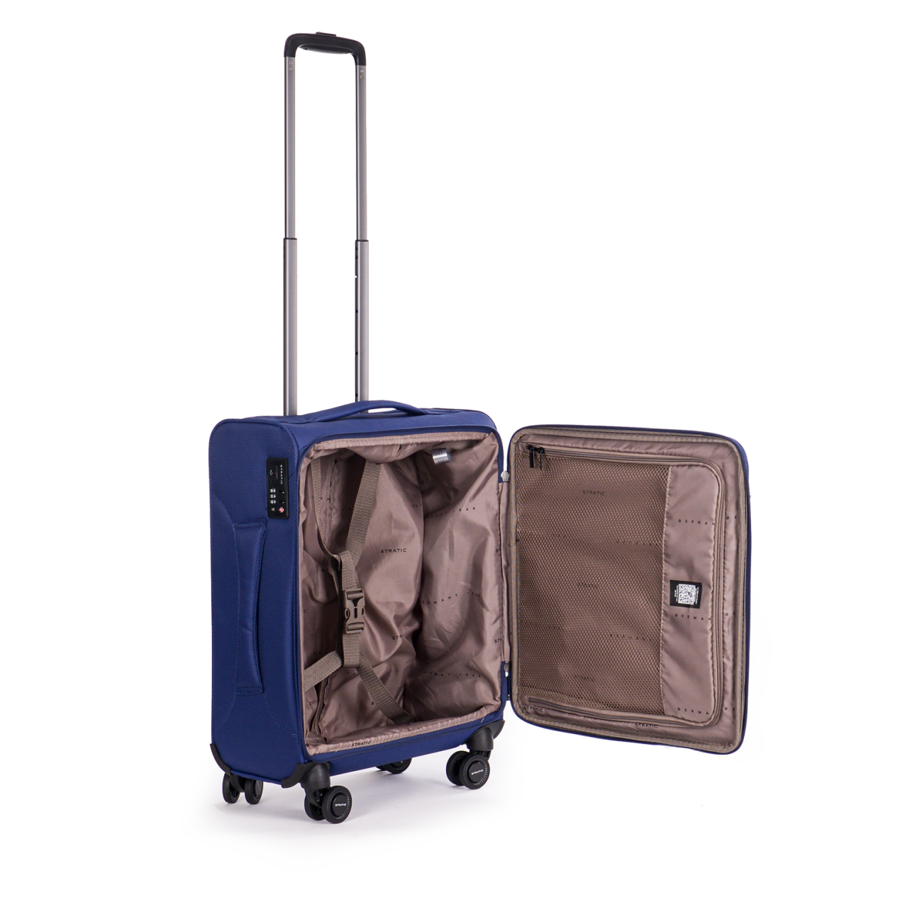 Stratic Stratic Light+ Handbagage Koffer S – 55 cm - Donkerblauw