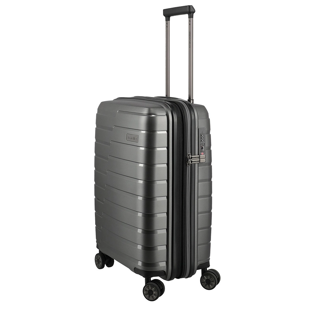 Travelite Travelite Air Base Spinner 55 Exp. Antraciet – Handbagage Koffer | Cargo Travelshop Arnhem