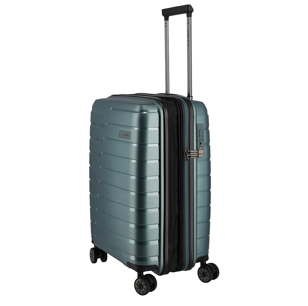 Travelite Travelite Air Base Spinner 55 Exp. Ice Blue – Handbagage Koffer | Cargo Travelshop Arnhem