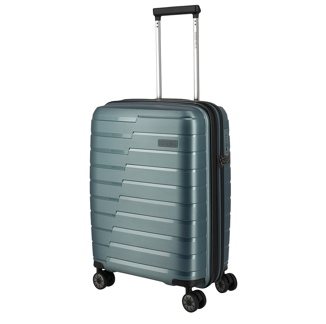 Travelite Travelite Air Base Spinner 55 Exp. Ice Blue – Handbagage Koffer | Cargo Travelshop Arnhem