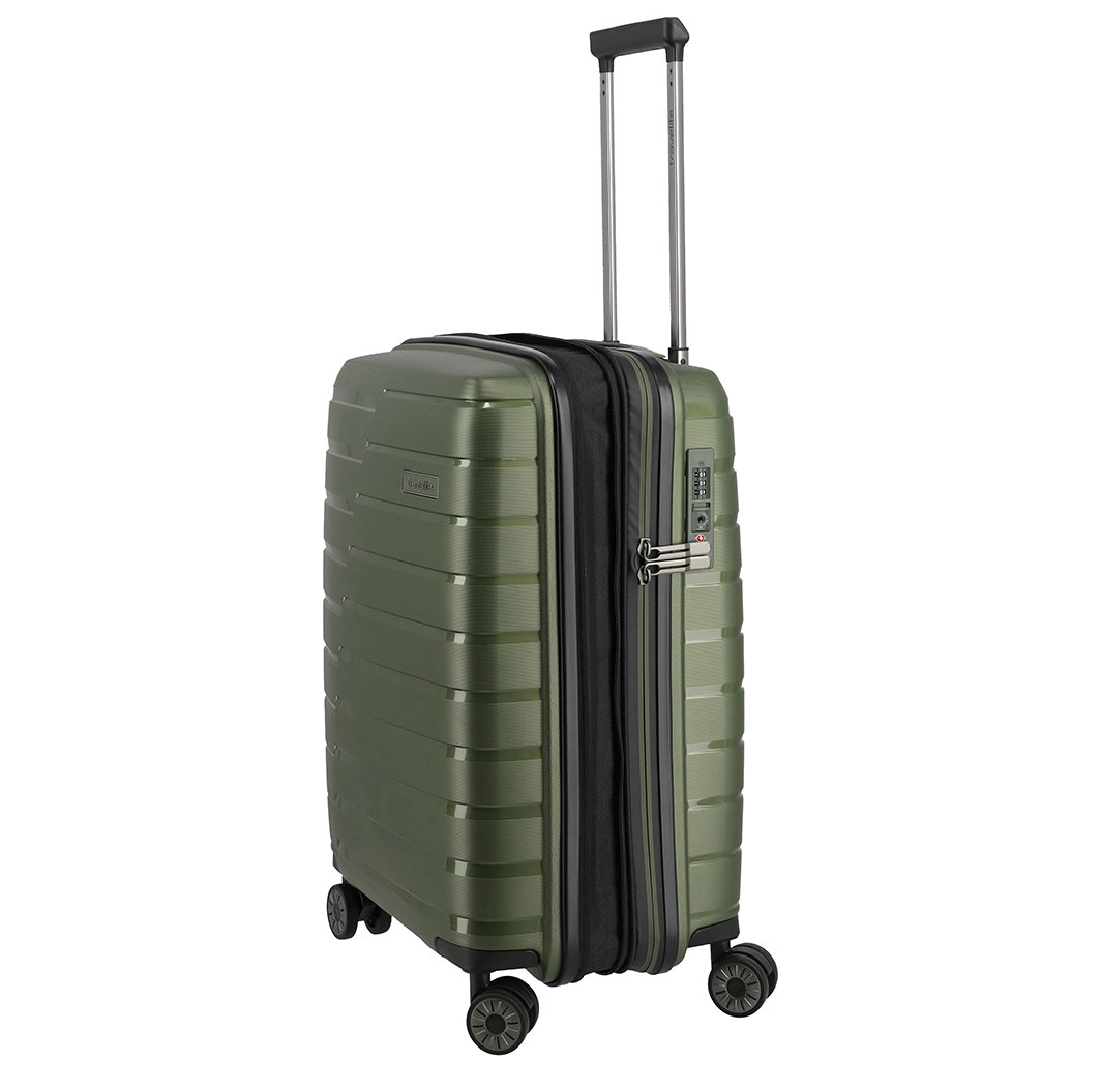 Travelite Travelite Air Base Spinner 55 Exp. Olive – Handbagage Koffer | Cargo Travelshop Arnhem