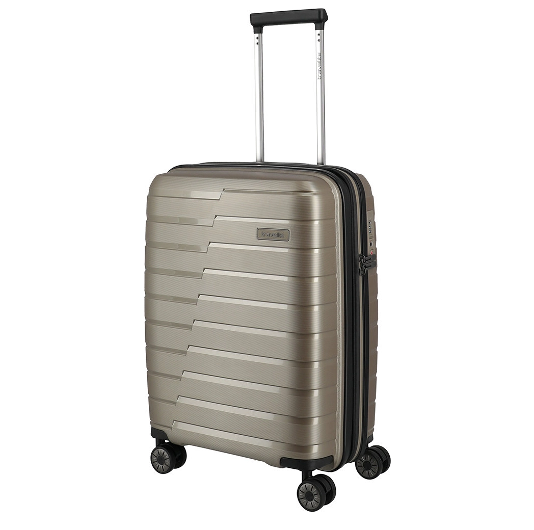 Travelite Travelite Air Base Spinner 55 Exp. Champagne – Handbagage Koffer | Cargo Travelshop Arnhem