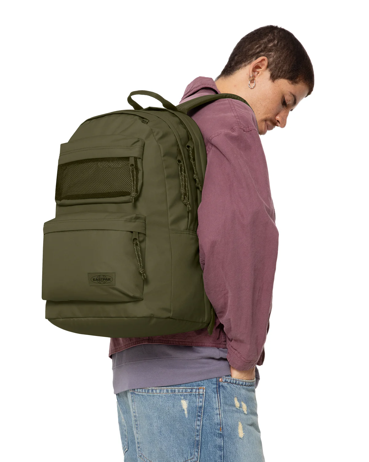 Eastpak Eastpak Double Office Dark Grass 17" Laptop Rugzak - Arnhem