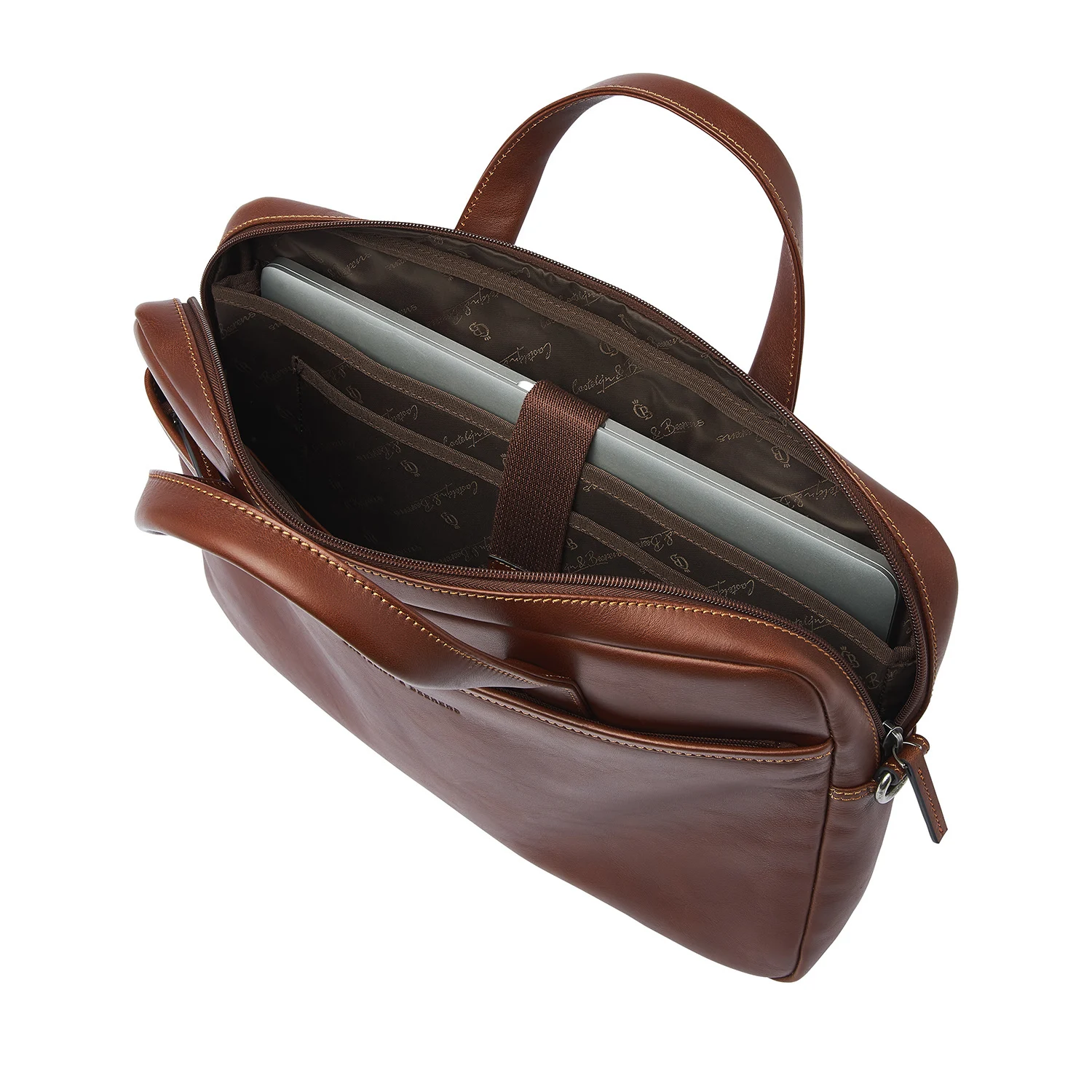 Castelijn en Beerens Castelijn & Beerens - Specials Laptoptas 15,6 RFID | lichtbruin