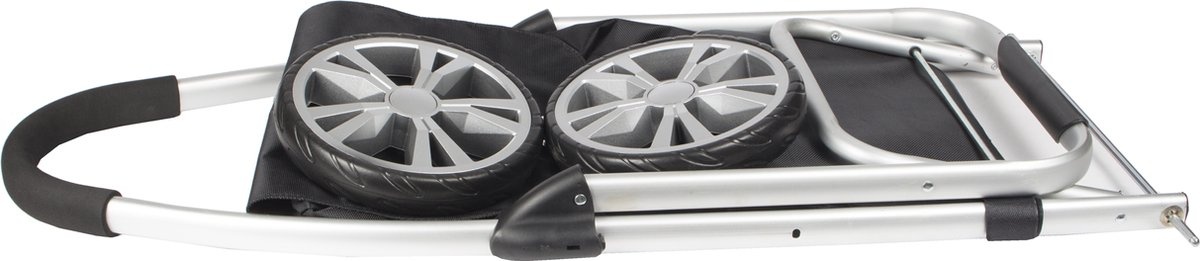 Figuretta Luxery Shopping Trolley - Opvouwbare Boodschappentrolley - Zwart