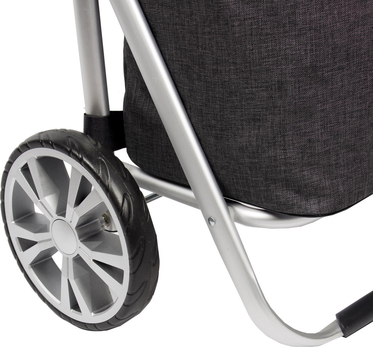 Figuretta Luxery Shopping Trolley - Opvouwbare Boodschappentrolley - Zwart